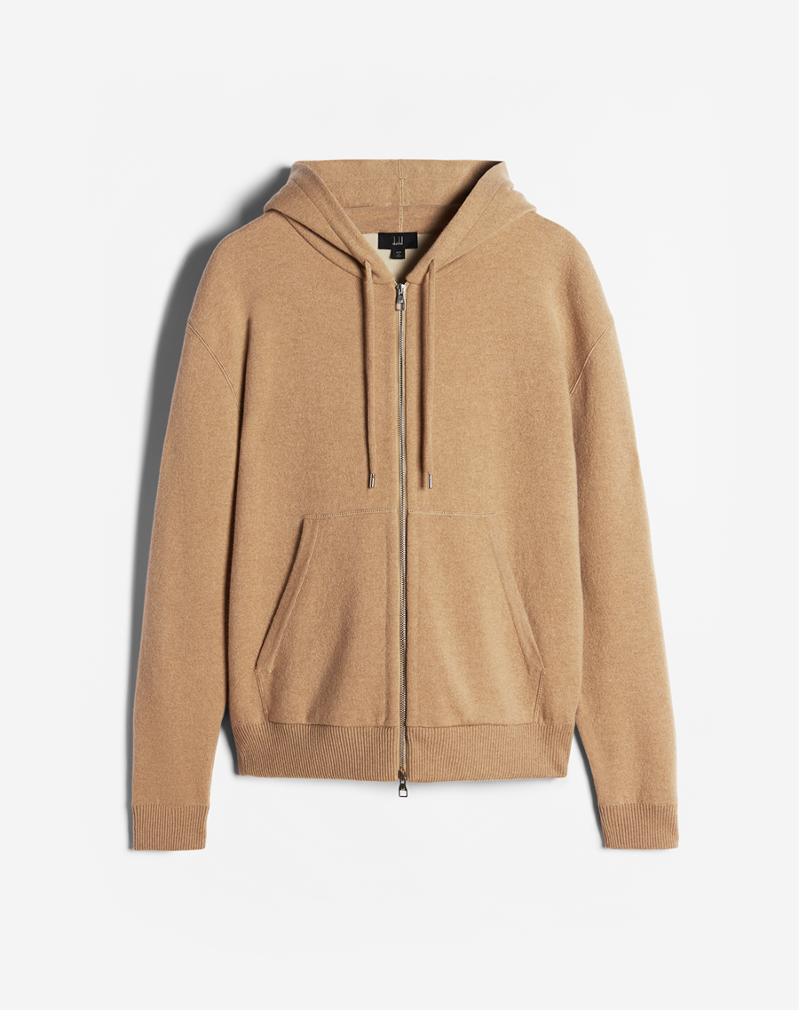 Camel zip hotsell up hoodie