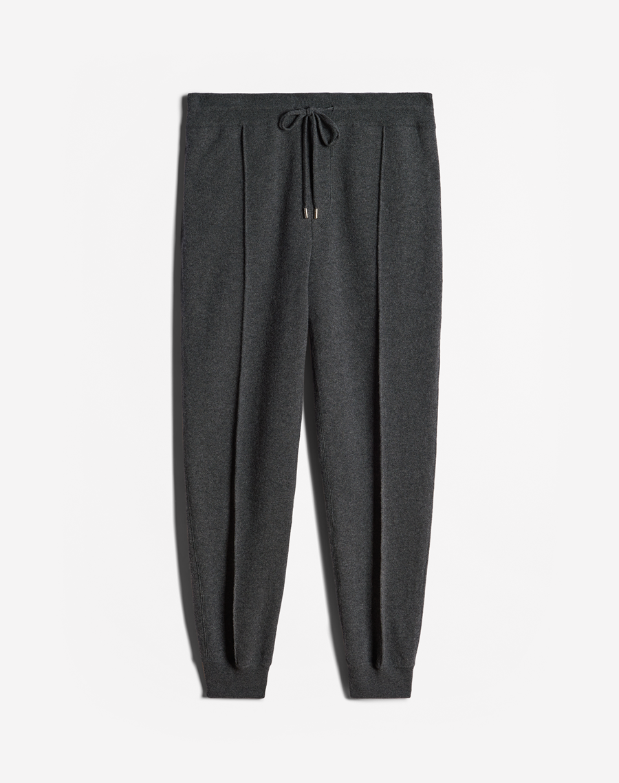 Men's Charcoal Club Cashmere Knitted Sweatpants | dunhill PH Online Store