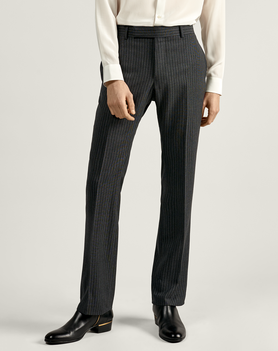 Men's Bootcut Pinstripe Trouser | dunhill UK