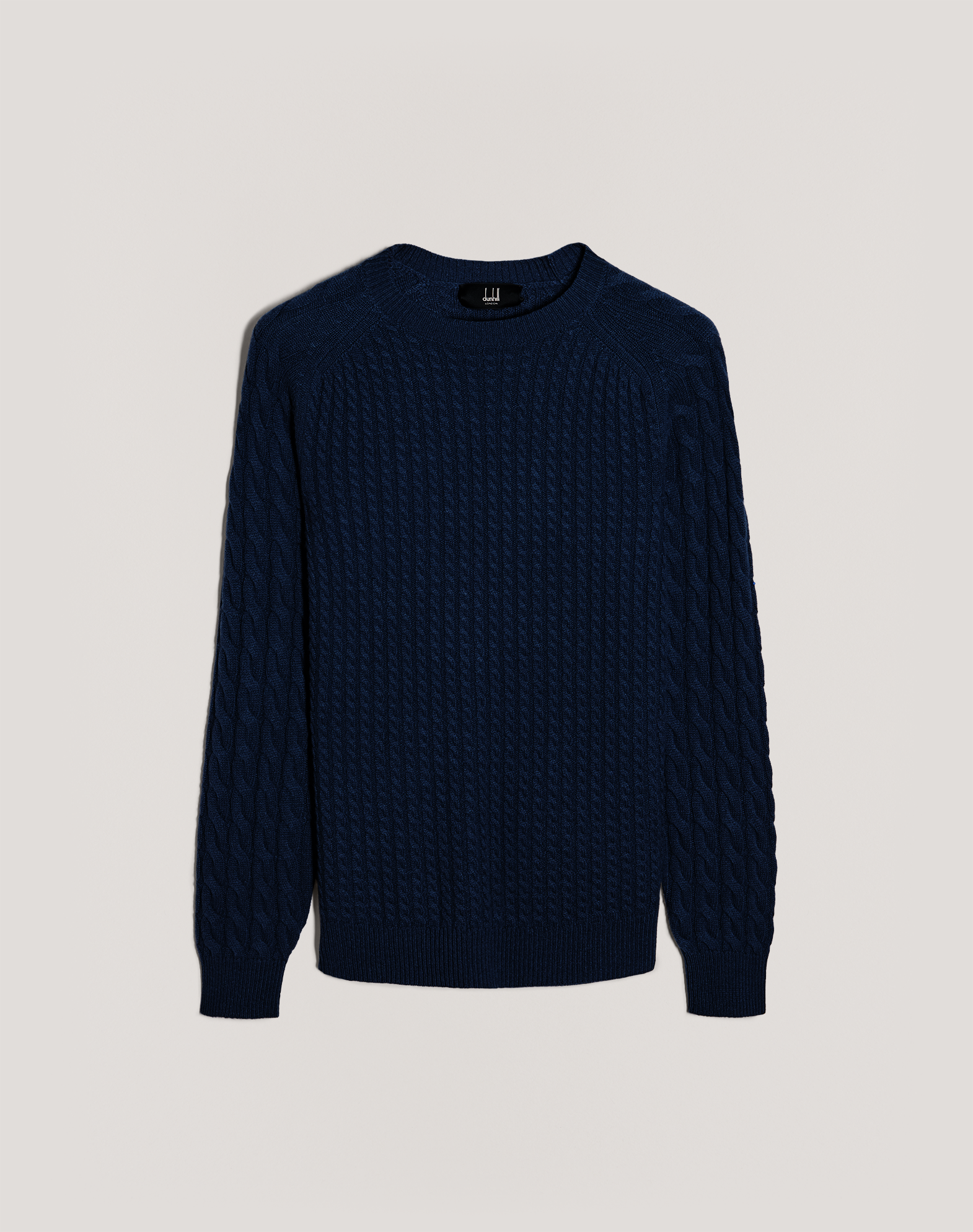 cashmere cable knit jumper