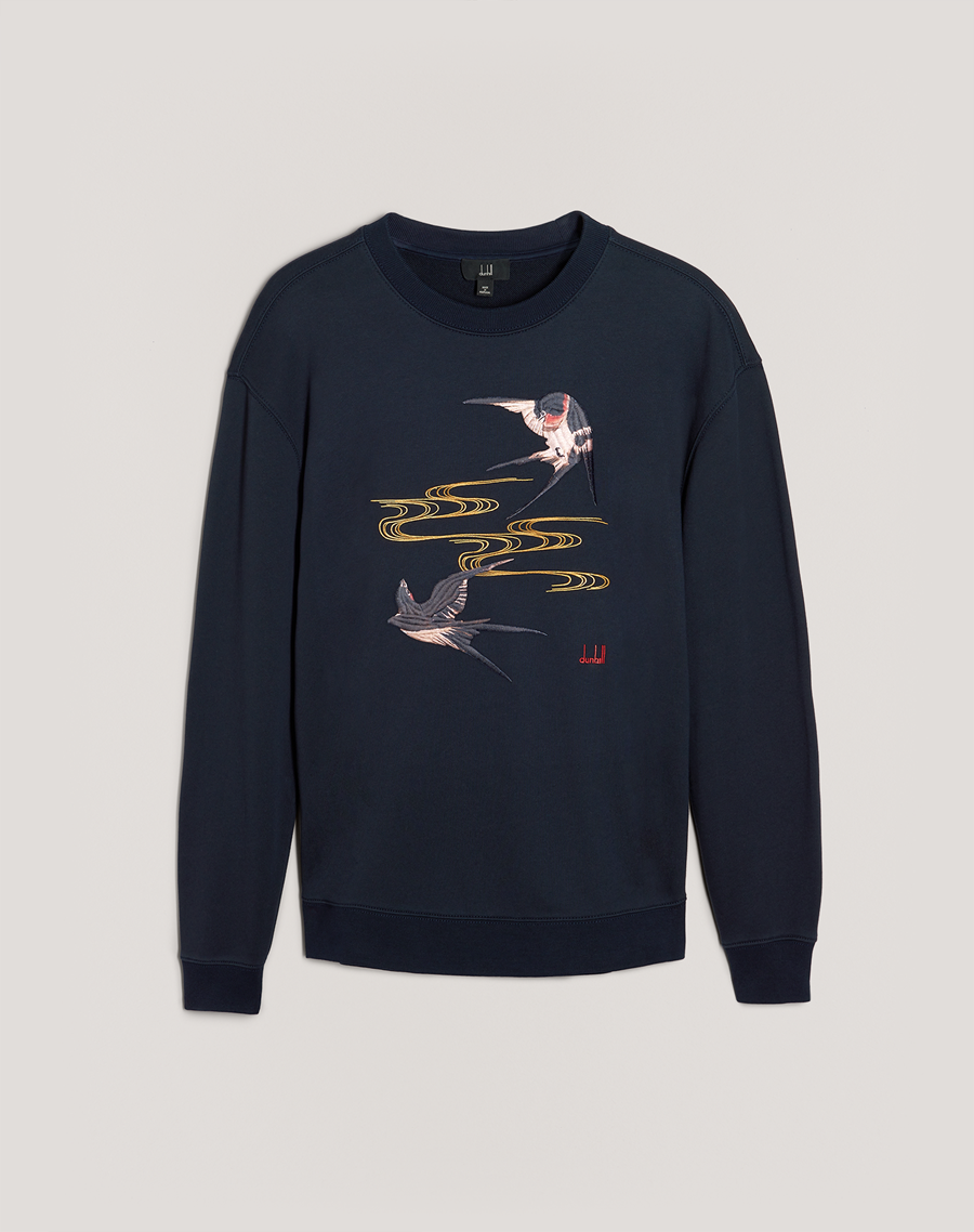 DUNHILL ダンヒル スウェット 刺しゅうロゴ フーディー/関税込 メンズ スプリングス ワロウ スウェットシャツ | dunhill