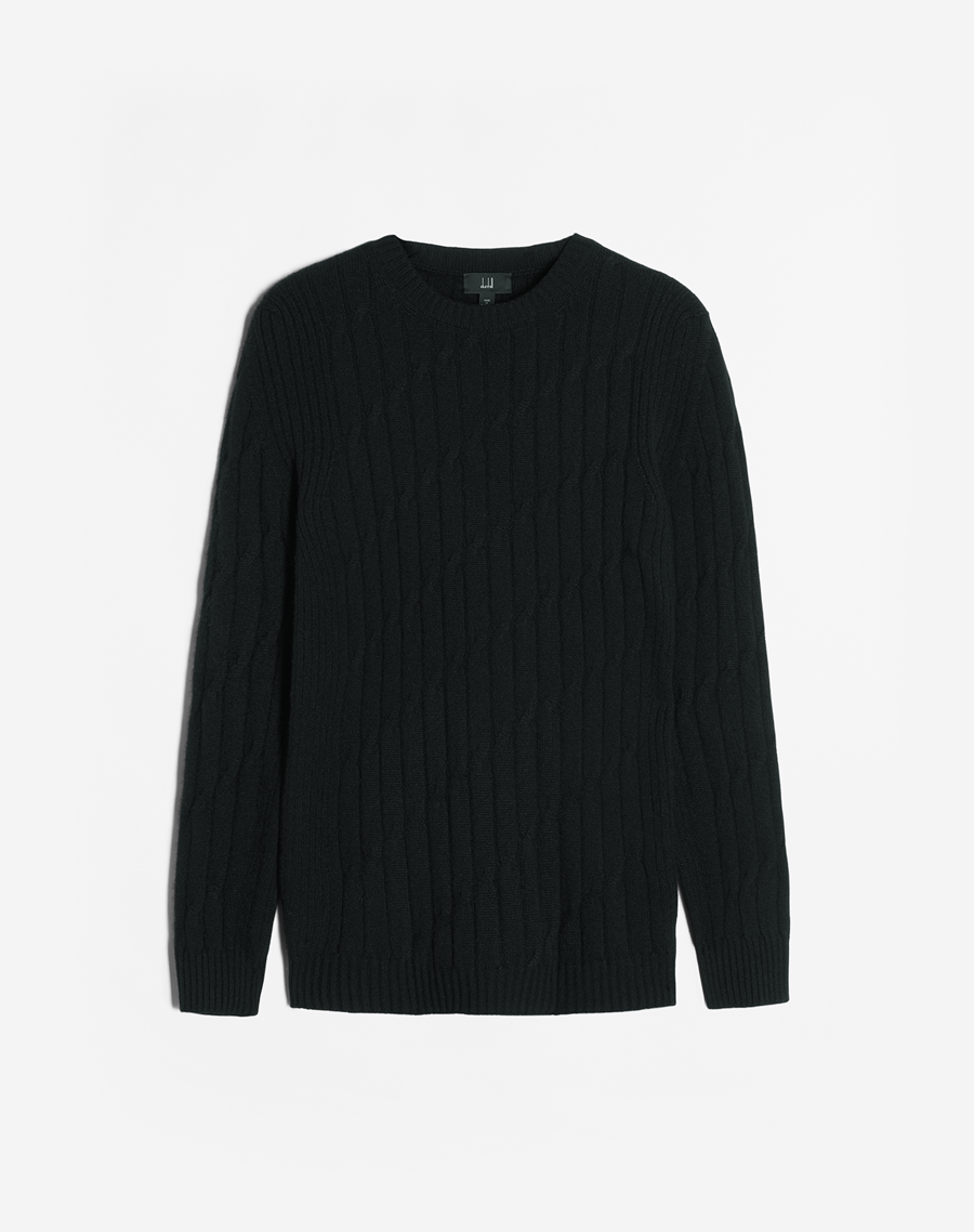メンズ カシミア ナーリング ケーブルセーター | dunhill