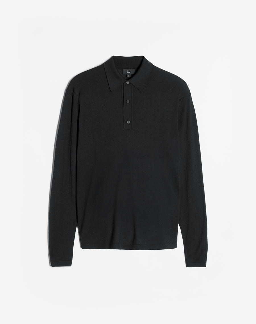 dunhill UK D Long Sleeve Polo for Men