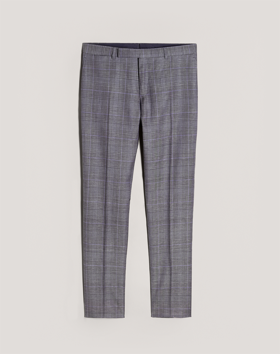 OLD dunhill Italy製? 2tuck Wool Slacks Vintage Dunhill Trousers Size 40 US 36 Gray Silver Pinstripe