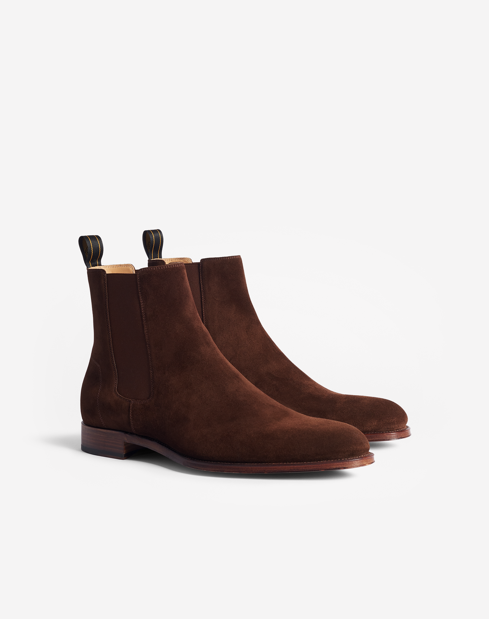 Soldaat Geleerde Maak een sneeuwpop Men's Dark Chocolate Kensington Suede Chelsea Boots | dunhill US Online  Store