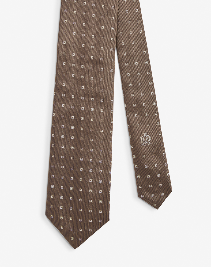 メンズ シルク スクエア ニーツ ウーブン タイ 8.5cm | dunhill