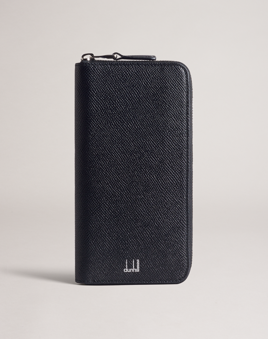 Men's Black Cadogan Zip Coat Wallet | dunhill NL