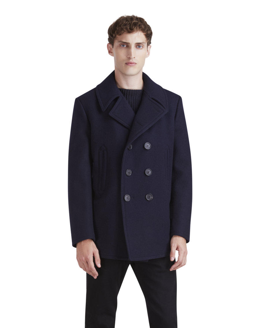 Men's Wool Peacoat | dunhill US Online Store