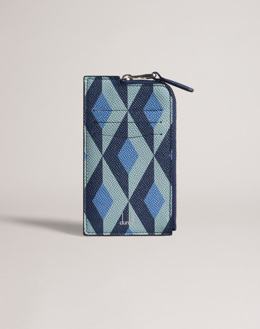 dunhill CA | Cadogan Engine Turn Zip Card Case for men