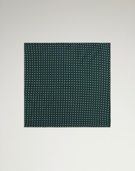 Screen Printed Polka Dot Pocket Square