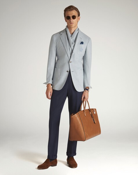 Cotton Gabardine Tailored Chinos