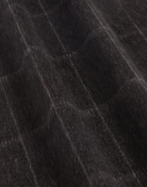 &Eacute;charpe double-face en cachemire &agrave; grands carreaux