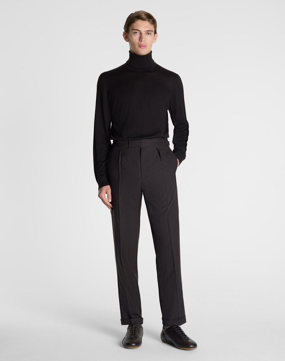 dunhill スーパーファイン カシミア ロールネック セーター  - View 2