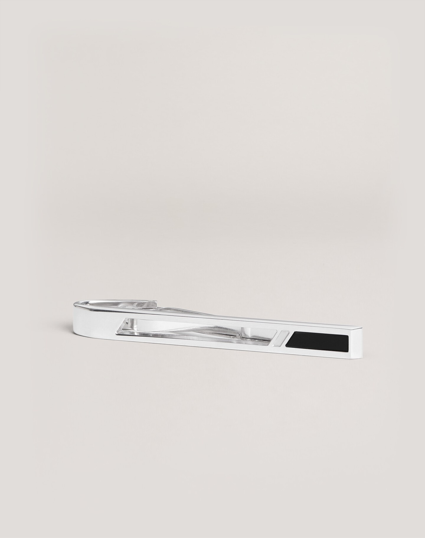 Onyx Cut Out Tie Bar - 1