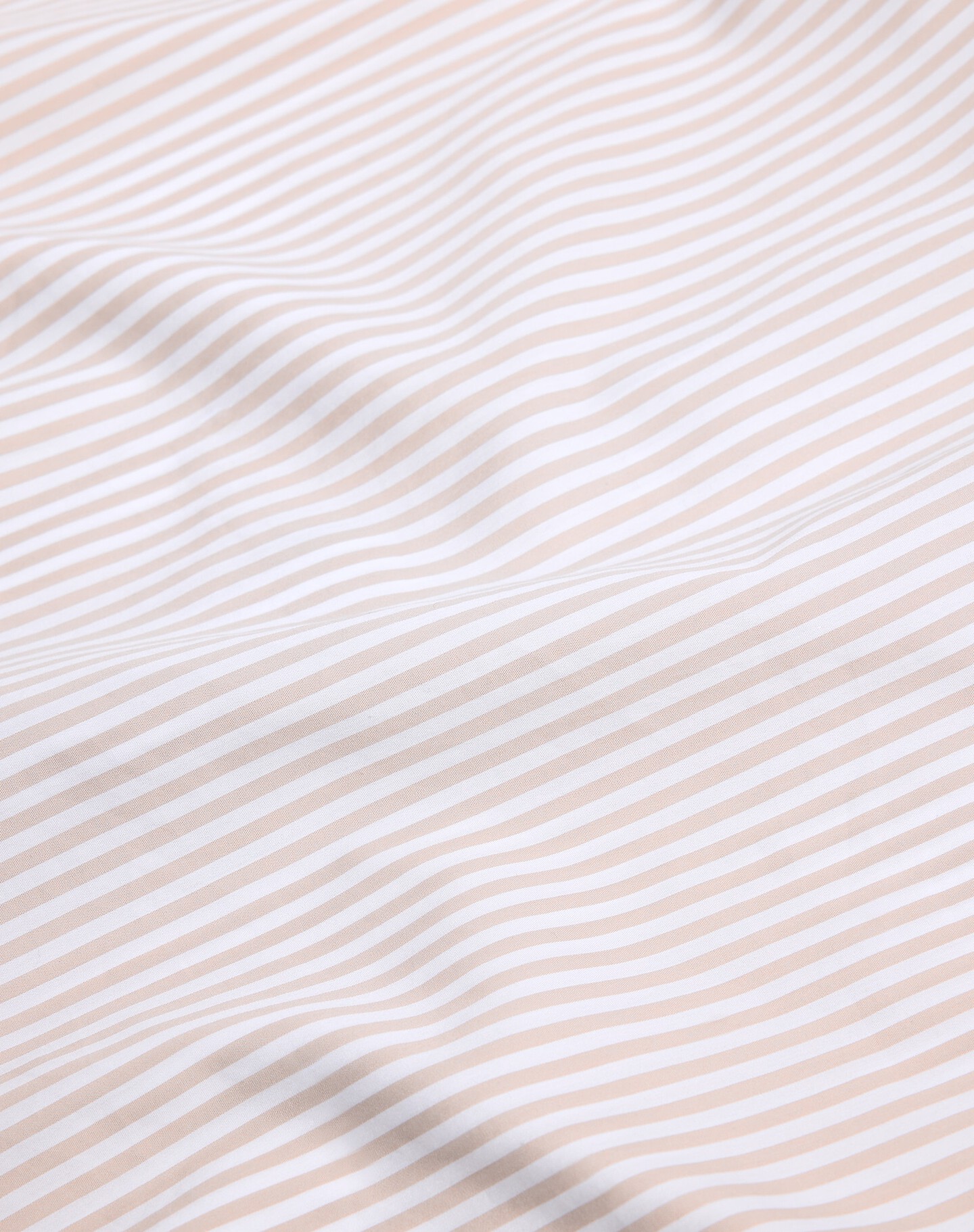 Cotton Silk Bengal Stripe Long Sleeve Half Spread Collar Shirt - 6