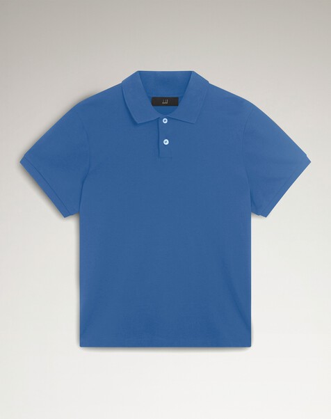 Cotton Silk Pique Short Sleeve Polo
