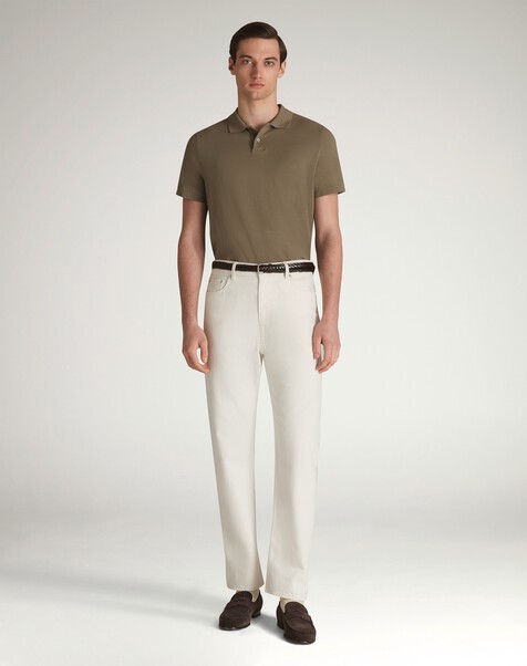 Silk Pique Short Sleeve Polo