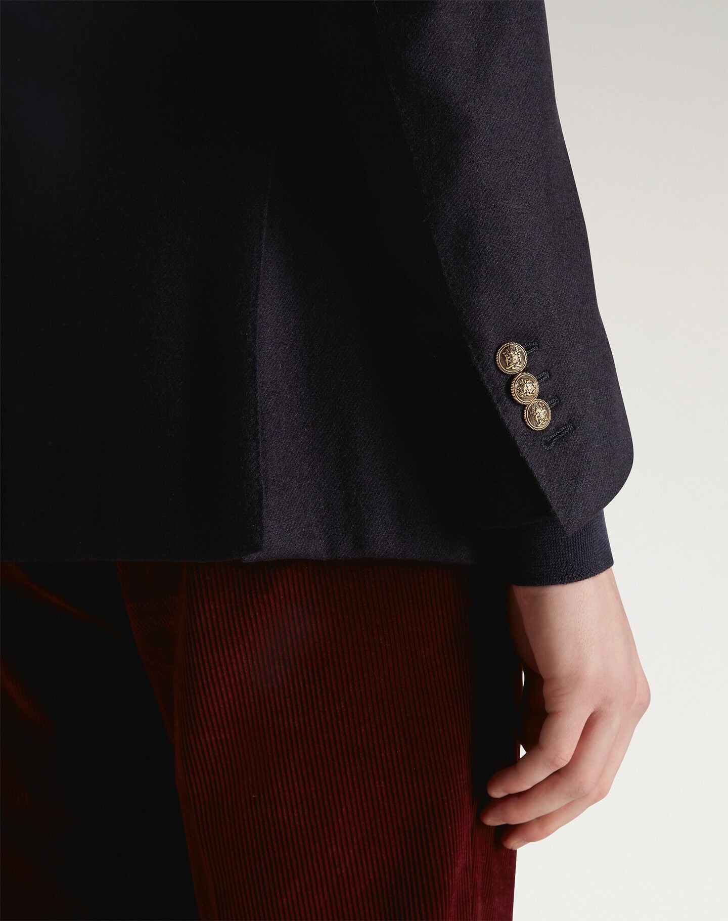 Abrigo deportivo Bourdon de cachemir con botonadura doble - 5