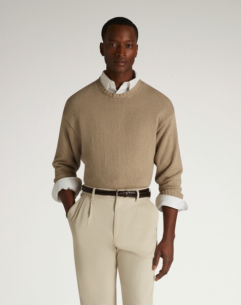 Cotton Crew Neck Jumper