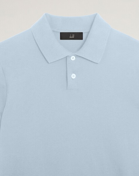 Cotton Silk Pique Short Sleeve Polo
