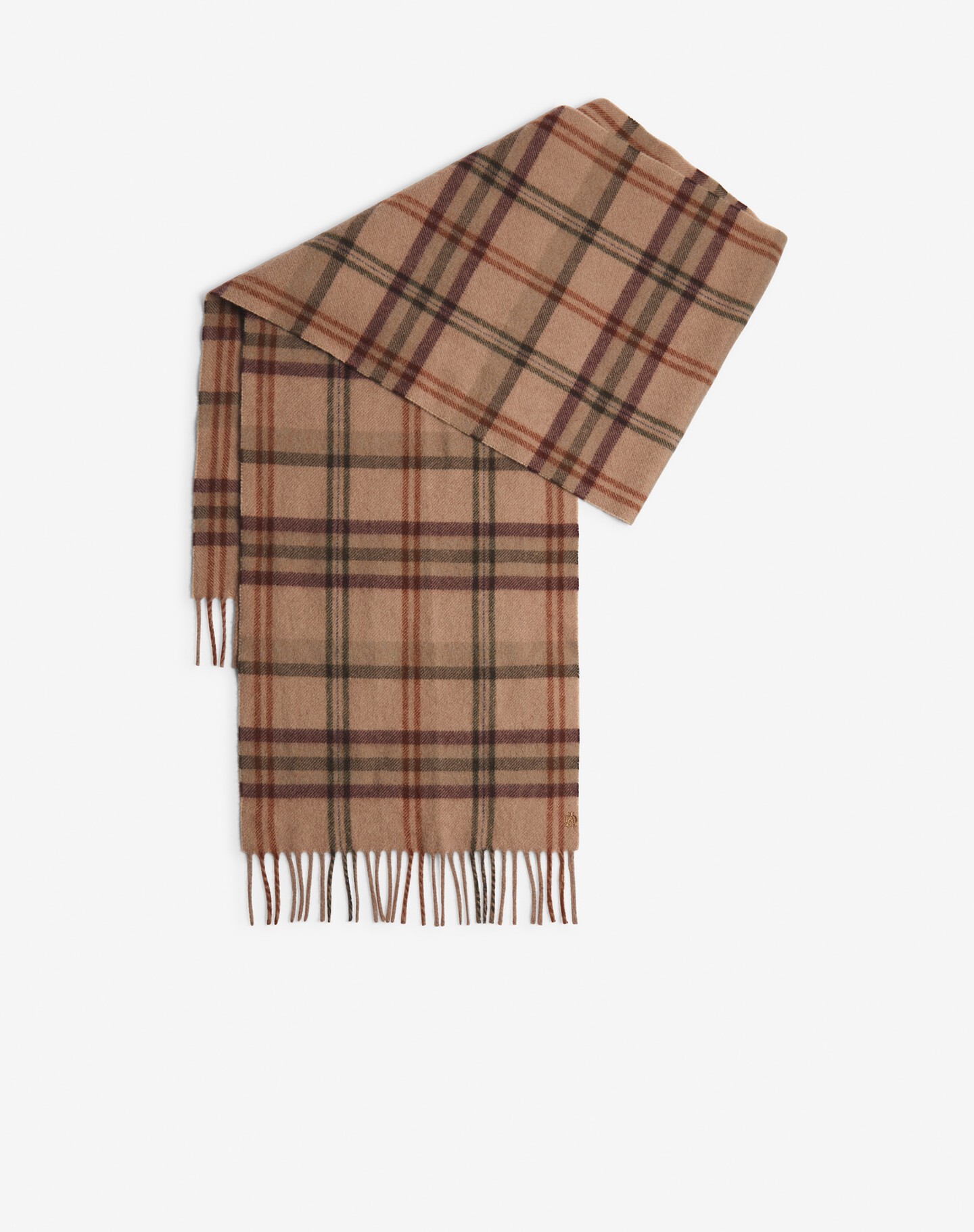 Cashmere Check Scarf - 1
