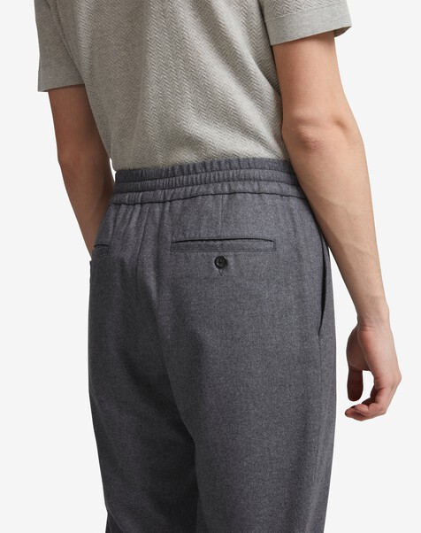 Wool Cashmere Flannel Joggers