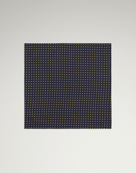 Screen Printed Polka Dot Pocket Square