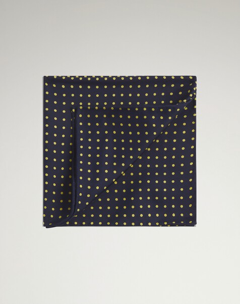 Screen Printed Polka Dot Pocket Square