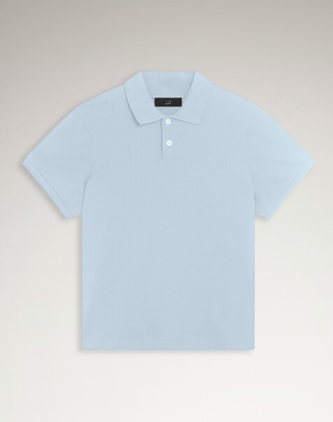 Cotton Silk Pique Short Sleeve Polo