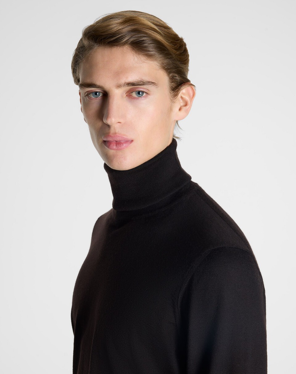 dunhill スーパーファイン カシミア ロールネック セーター  - View 4