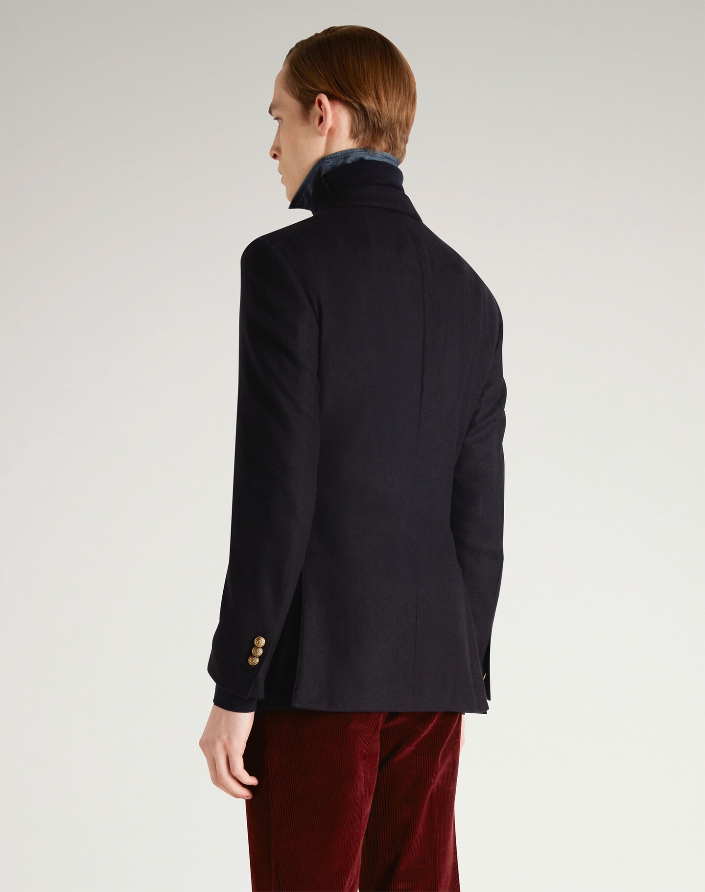 Abrigo deportivo Bourdon de cachemir con botonadura doble - 3