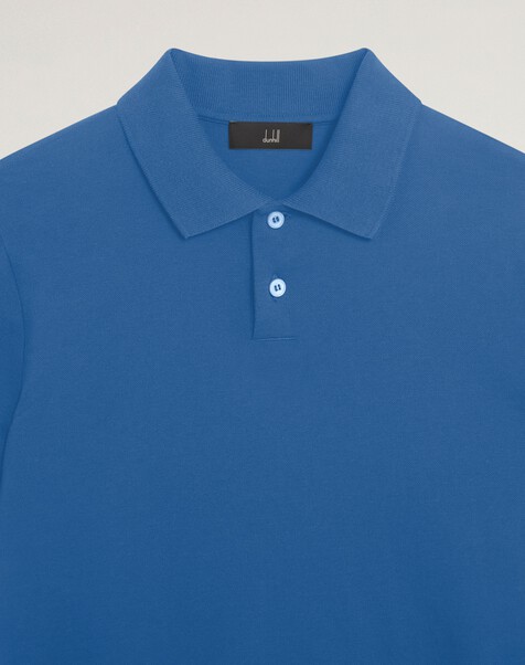 Cotton Silk Pique Short Sleeve Polo