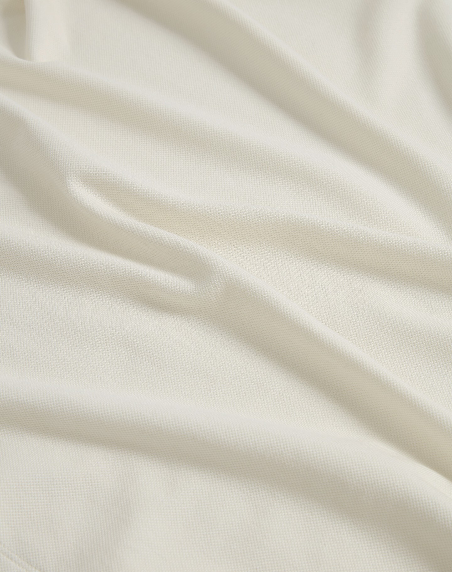 Cotton Silk Pique Long Sleeve Polo - 2