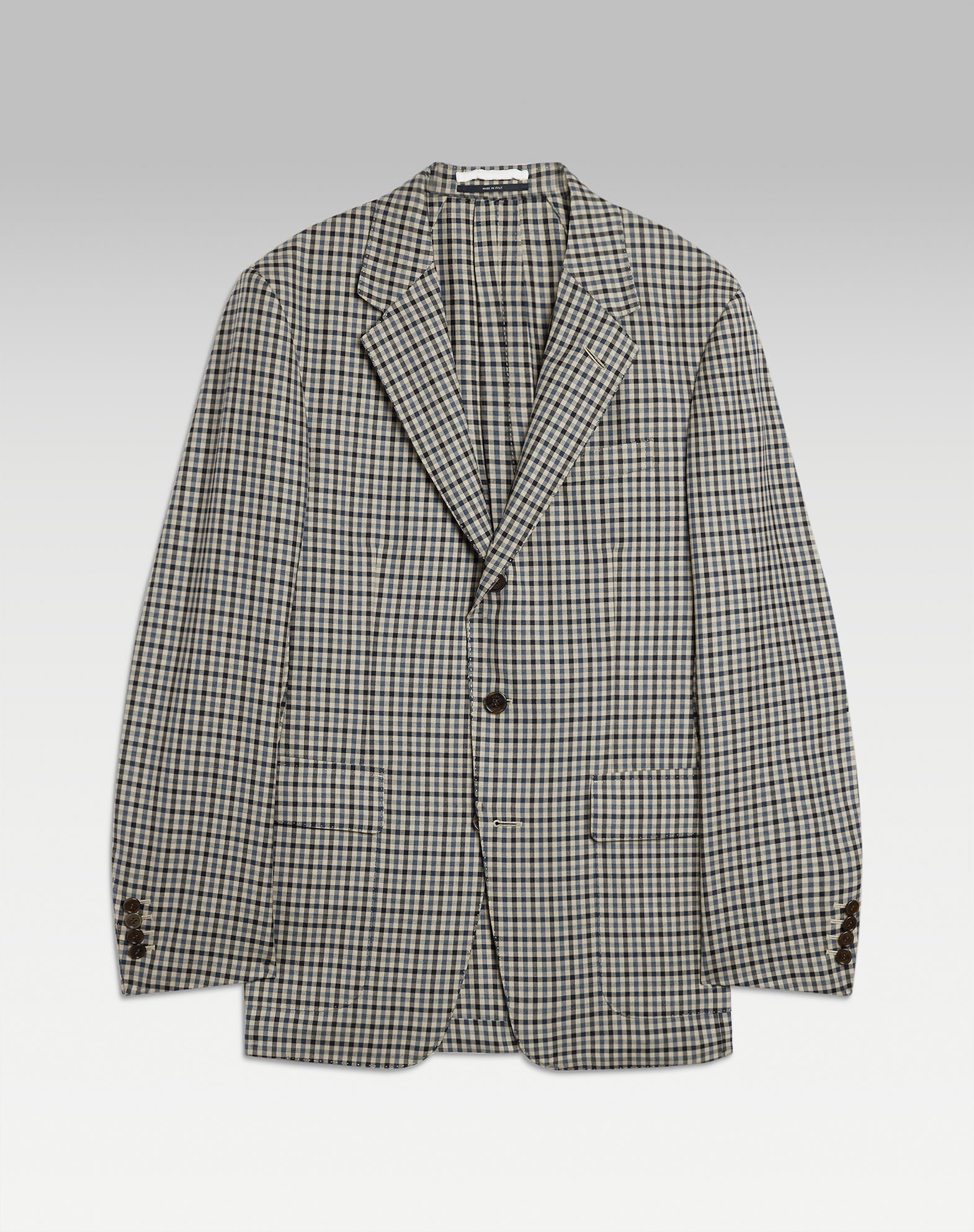ジャケット・アウター dunhill wool 100% single chester coat dunhill | Wool Super 120s Cashmere Gun Club Check Cavendish Single