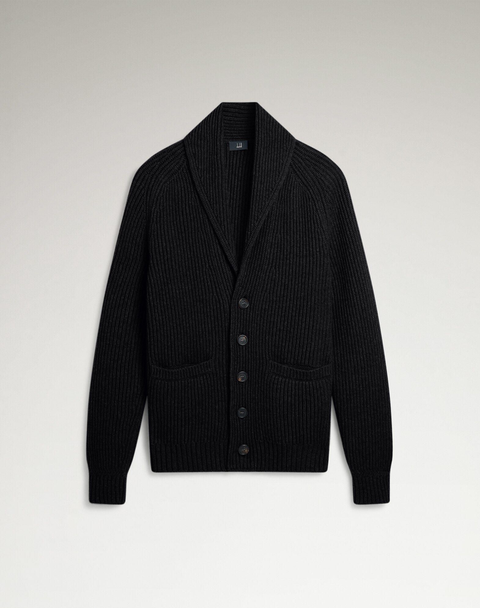 ダンヒル | コットンカシミア ショールカラー カーディガン メンズ