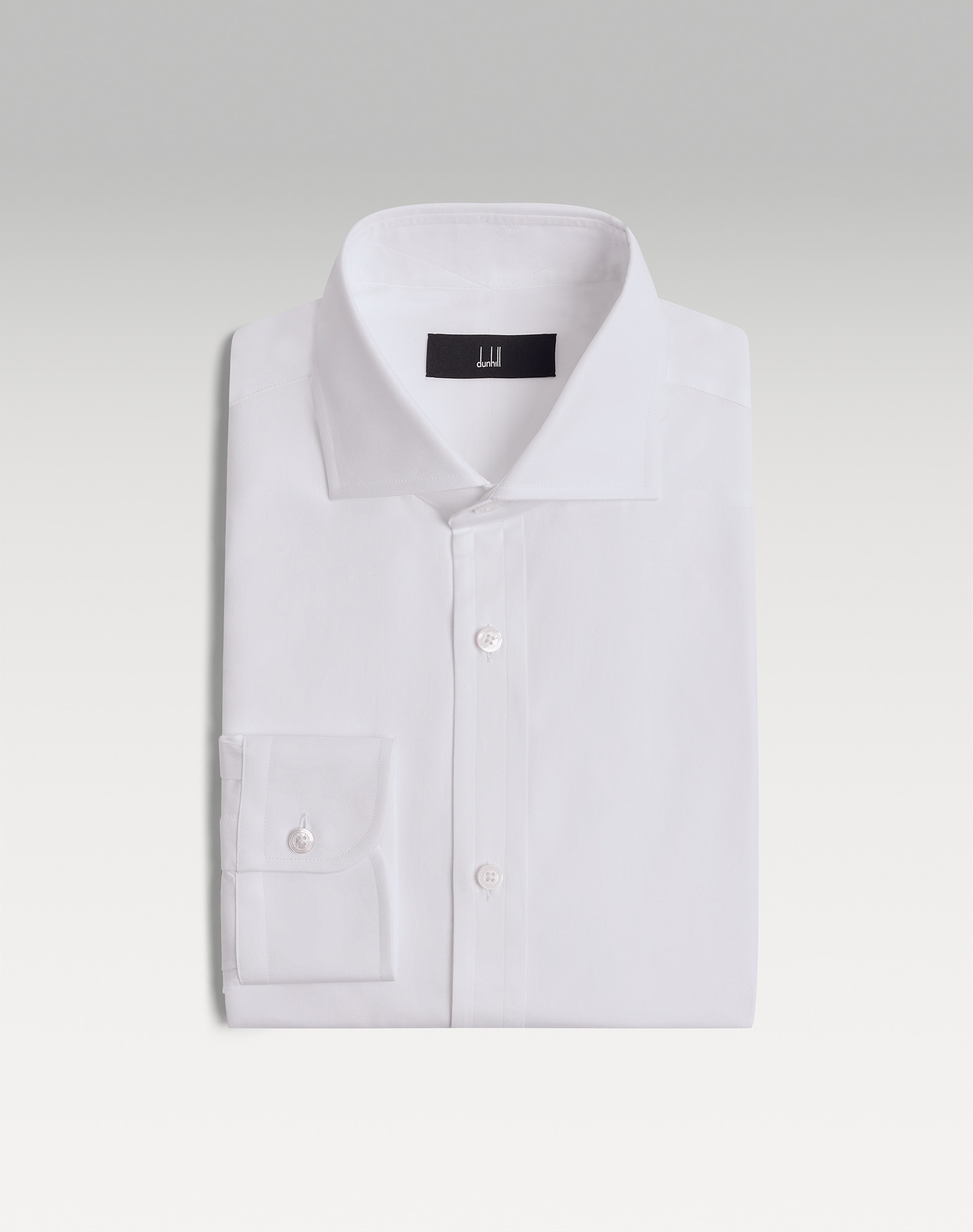 ダンヒル DUNHILL シャツ ダンヒル | ギザコットン ロングスリーブ スプレッドカラーシャツ メンズ