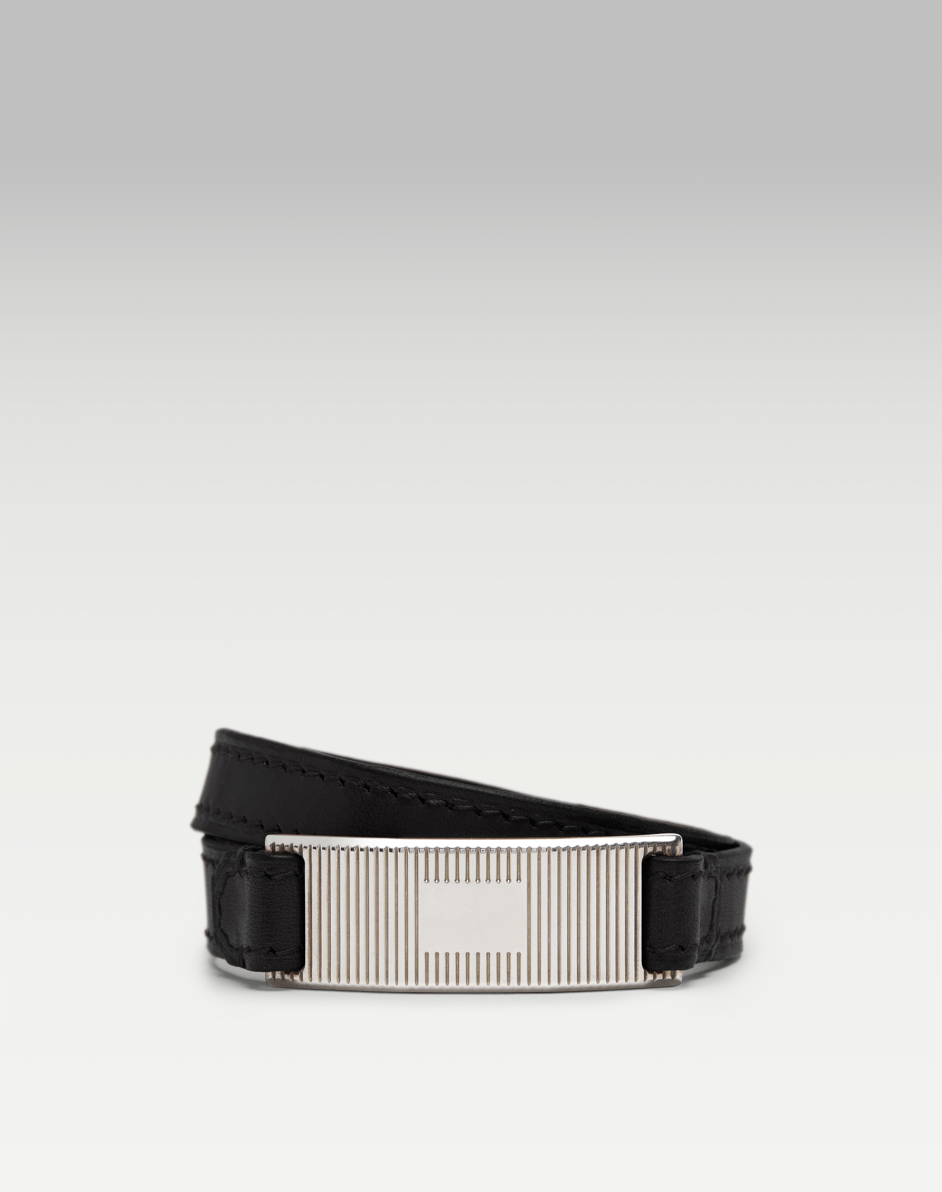 Dunhill レザーブレスレット ダンヒル | レザータグブレスレット メンズ