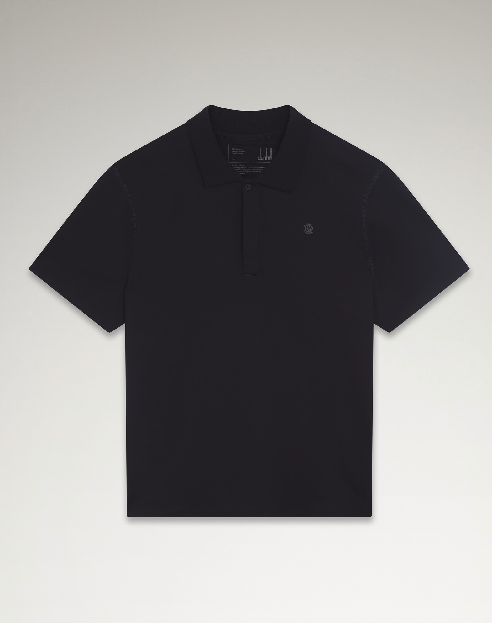 dunhill | Athluxury Wool Short Sleeve Polo for men