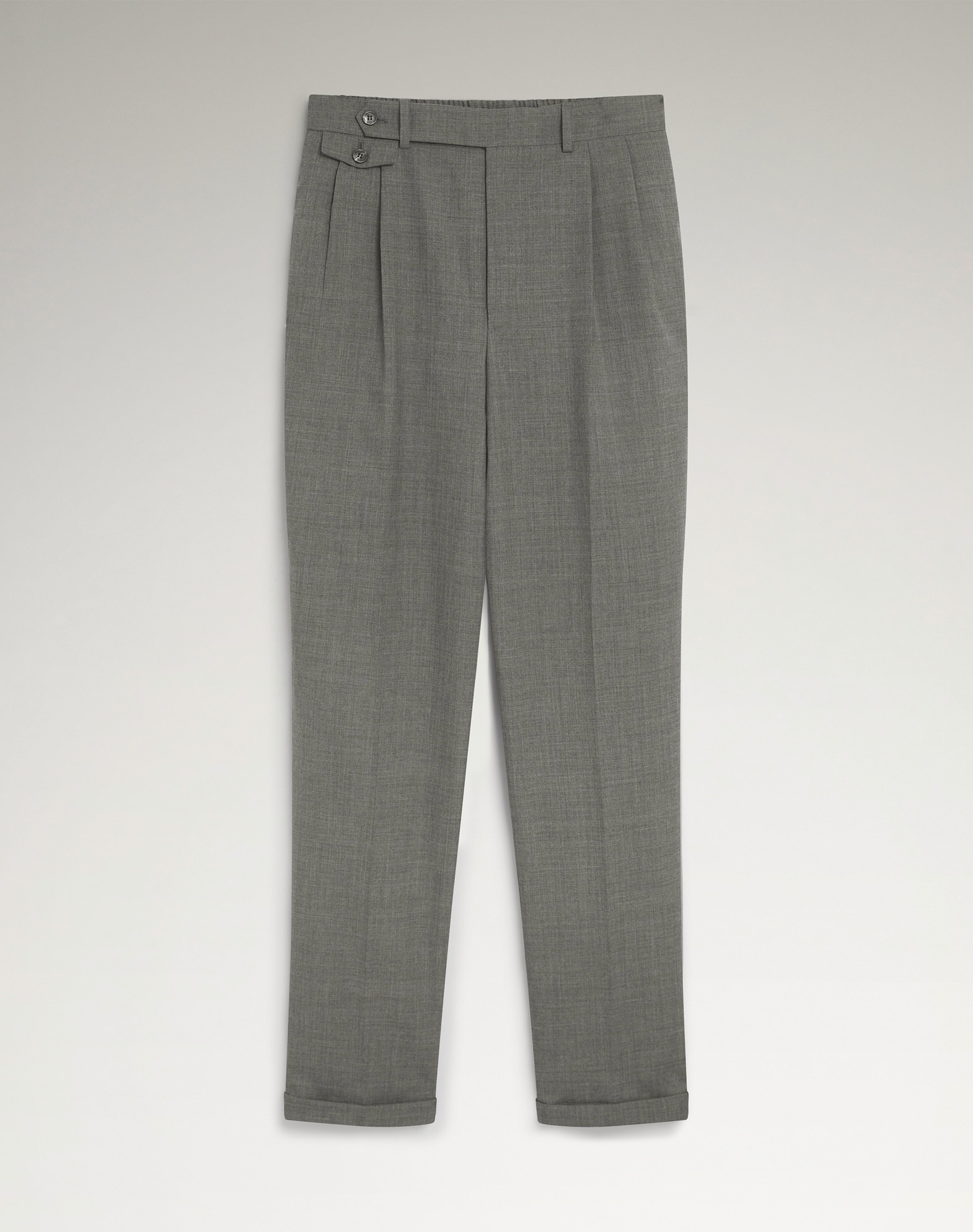 dunhill | Wool Super 130s and Cashmere Double Pleated Travel dunhill | Wool Super 130s and Cashmere Double Pleated Travel