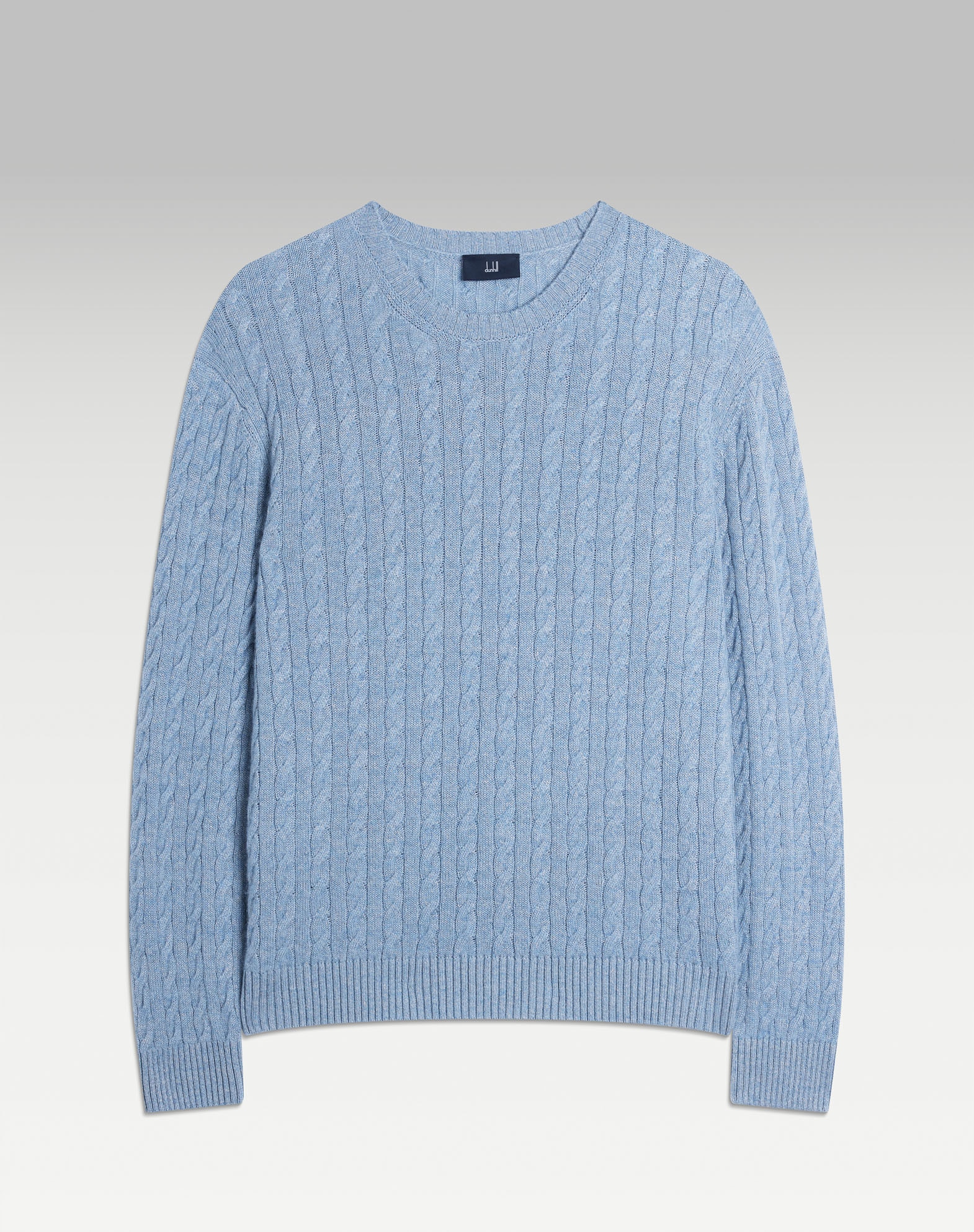 Dunhill EllenCarey Edition Sweater ダンヒル dunhill | Cashmere Linen Cable Rib Crew Neck Jumper for men