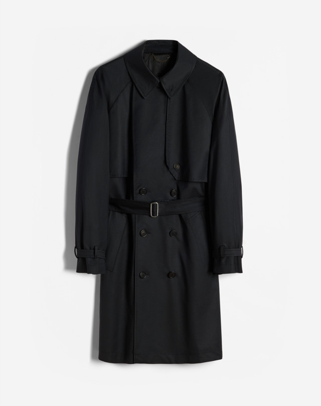 Men's Technical Wool Silk Trench Coat | dunhill UK