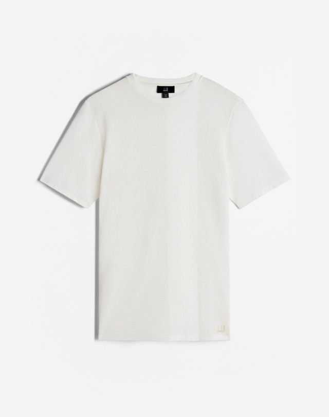 DUNHILL Jacquard Engineered Short Sleeve T-Shirt T-SHIRT Man f