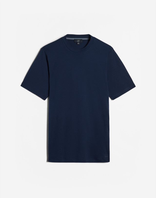 DUNHILL Cotton Silk Short Sleeve T-Shirt T-SHIRTS Man f