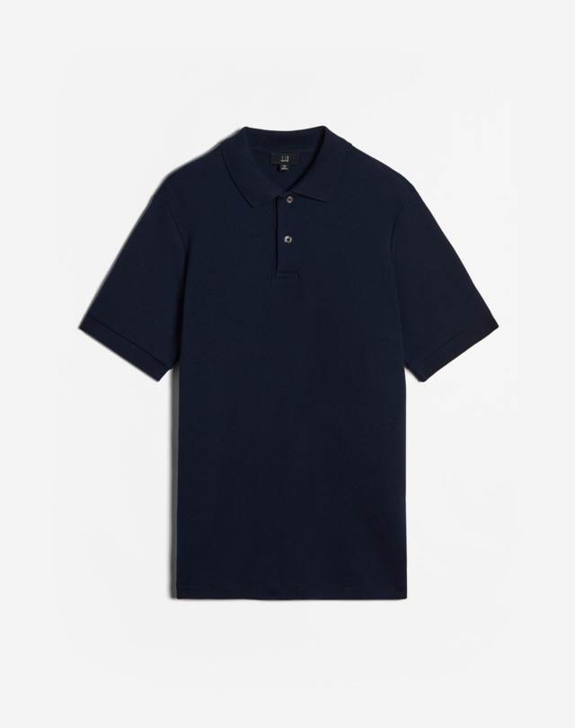 DUNHILL Rollagas Cotton Blend Short Sleeve Polo POLOS Man f