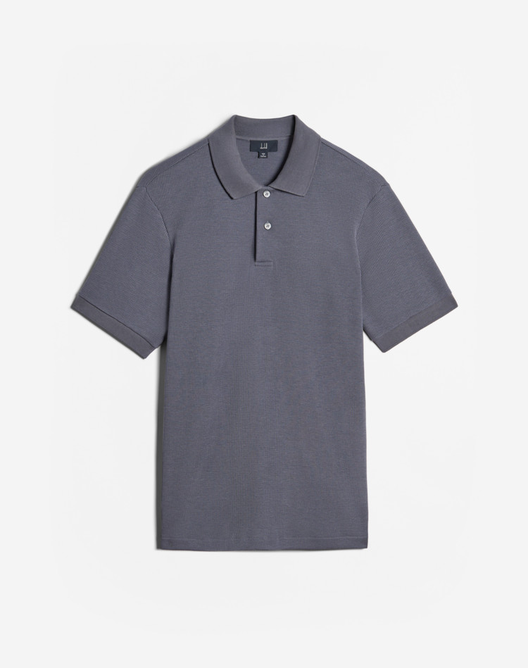 DUNHILL POLOS Man Rollagas Cotton Blend Short Sleeve Polo f