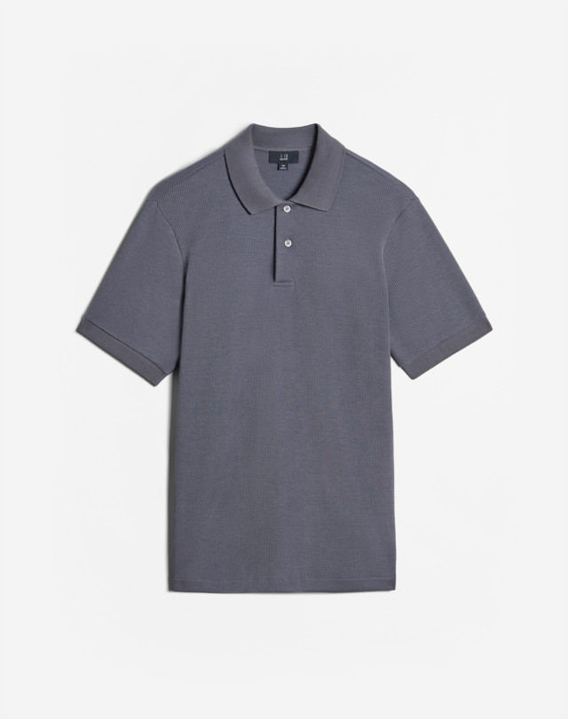 DUNHILL Rollagas Cotton Blend Short Sleeve Polo POLOS Man f