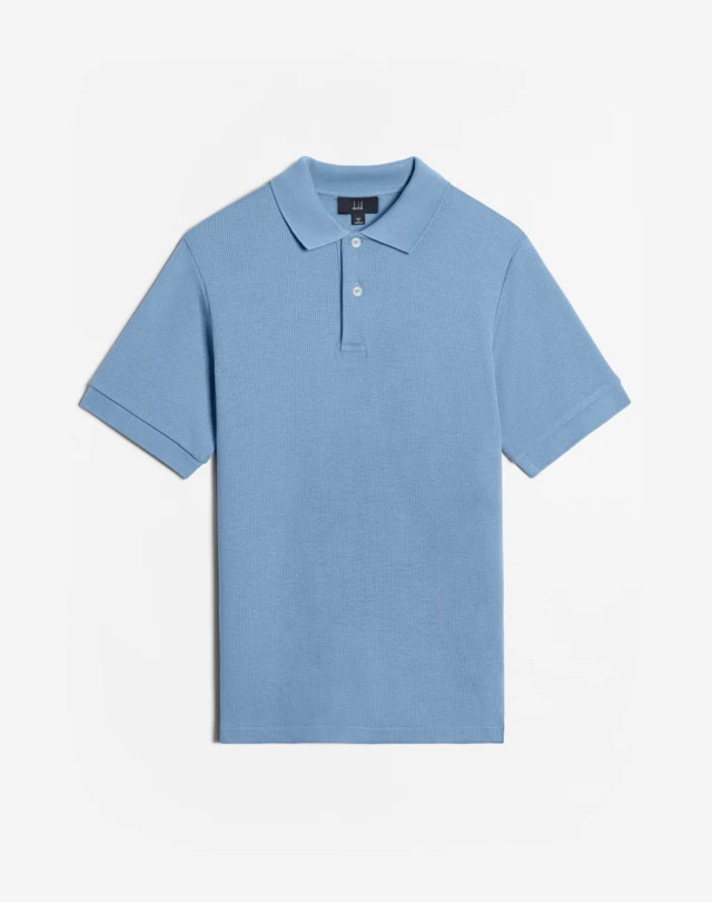 DUNHILL Rollagas Cotton Blend Short Sleeve Polo POLOS Man f