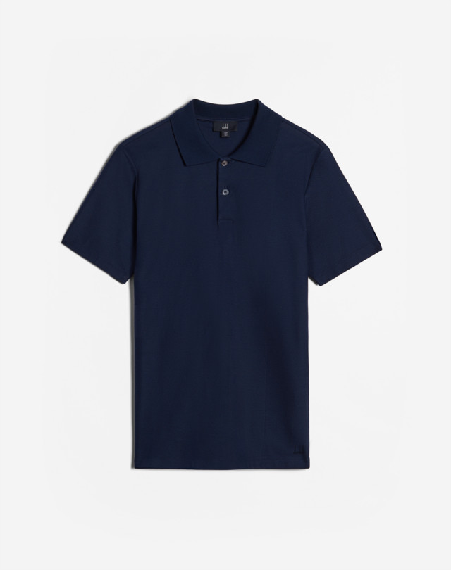 DUNHILL Jacquard Engineered Short Sleeve Polo POLOS Man f
