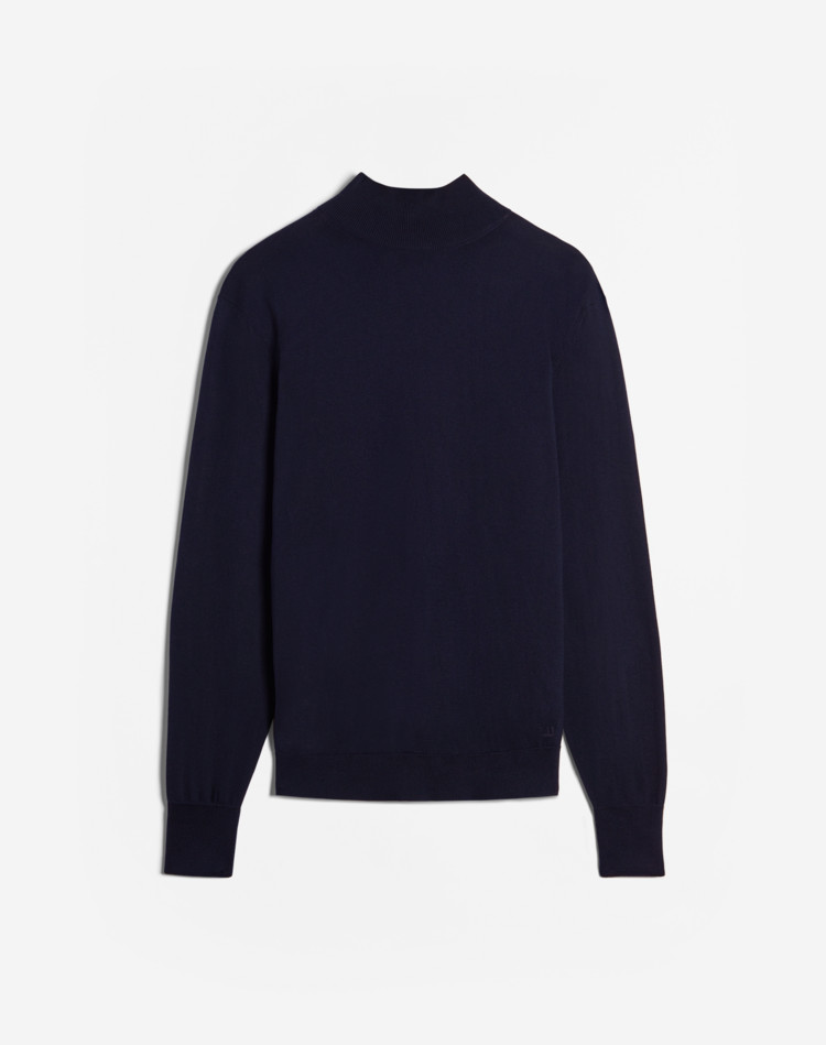 Cashmere Silk Roll Neck Jumper DUNHILL JUMPERS Man Cashmere Silk Roll Neck Jumper f
