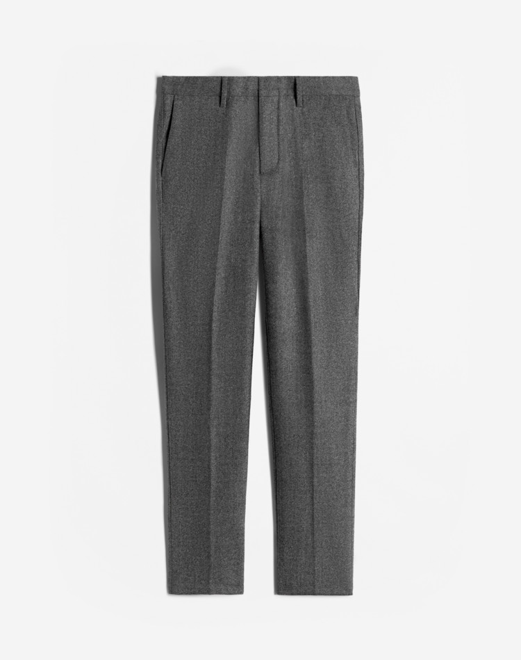 Wool Cashmere Herringbone Chinos DUNHILL CHINOS Man Wool Cashmere Herringbone Chinos f